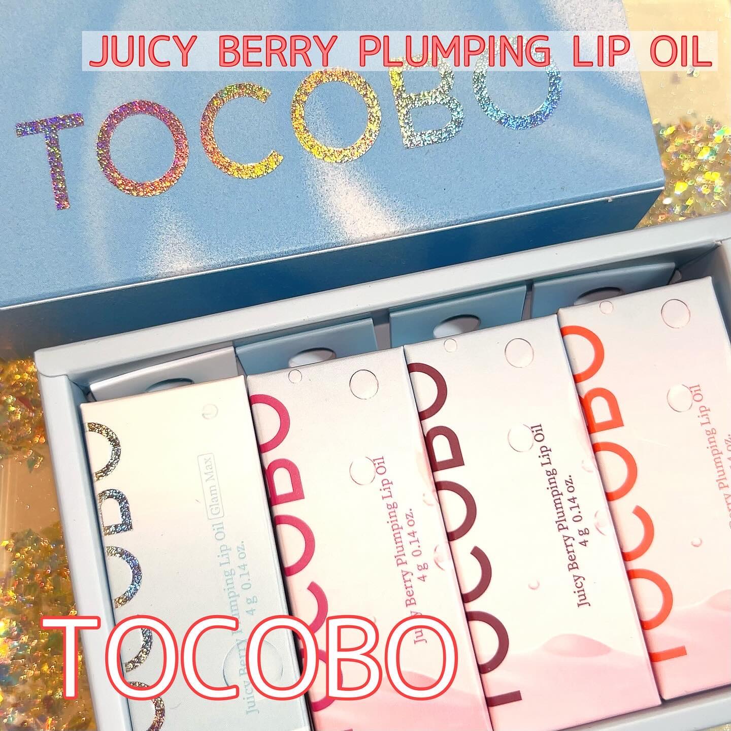 ジューシーベリープランピングリップオイル/TOCOBO/リップグロスを使ったクチコミ（1枚目）