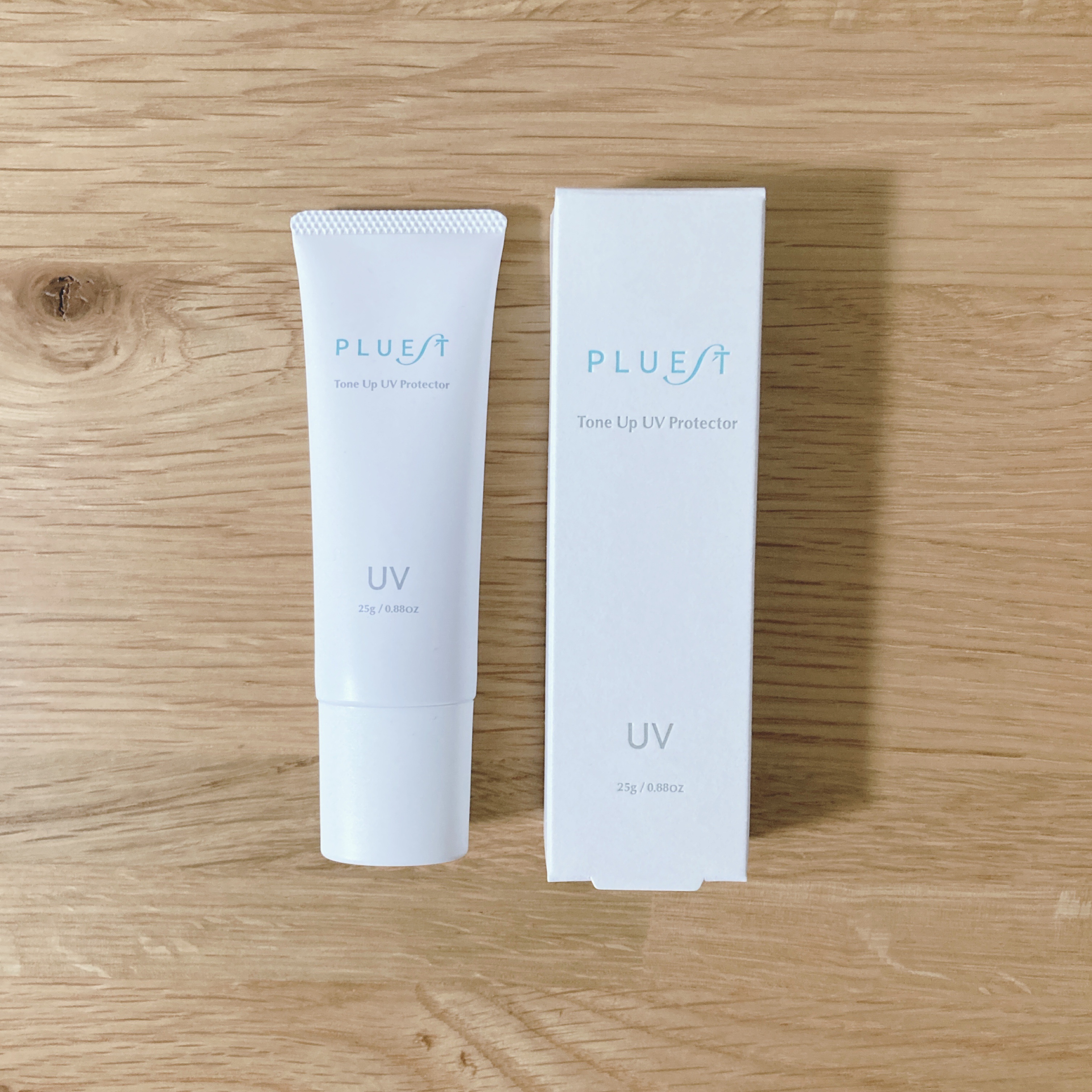 トーンアップUVプロテクター/PLUEST/日焼け止めクリームを使ったクチコミ（1枚目）