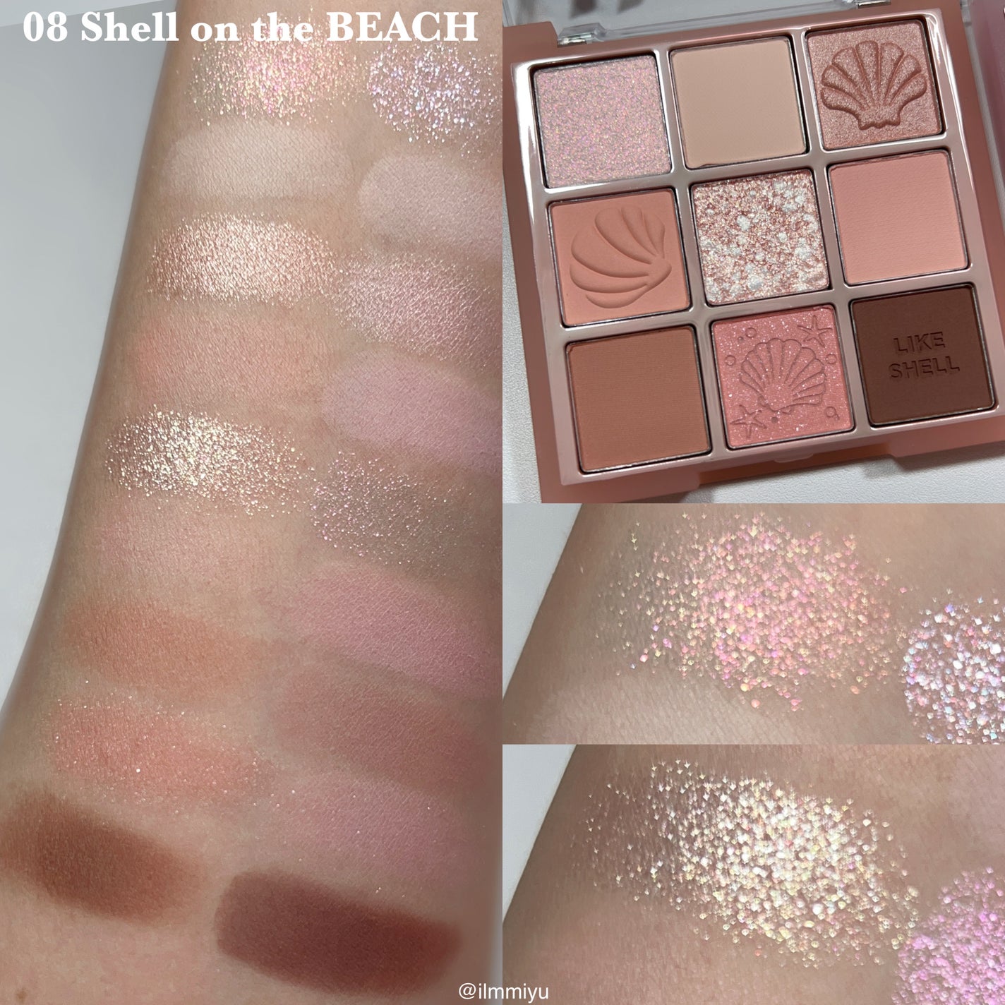 マイフェイブムードアイパレット 9カラー/HOLIKA HOLIKA/アイシャドウパレットを使ったクチコミ(4枚目)