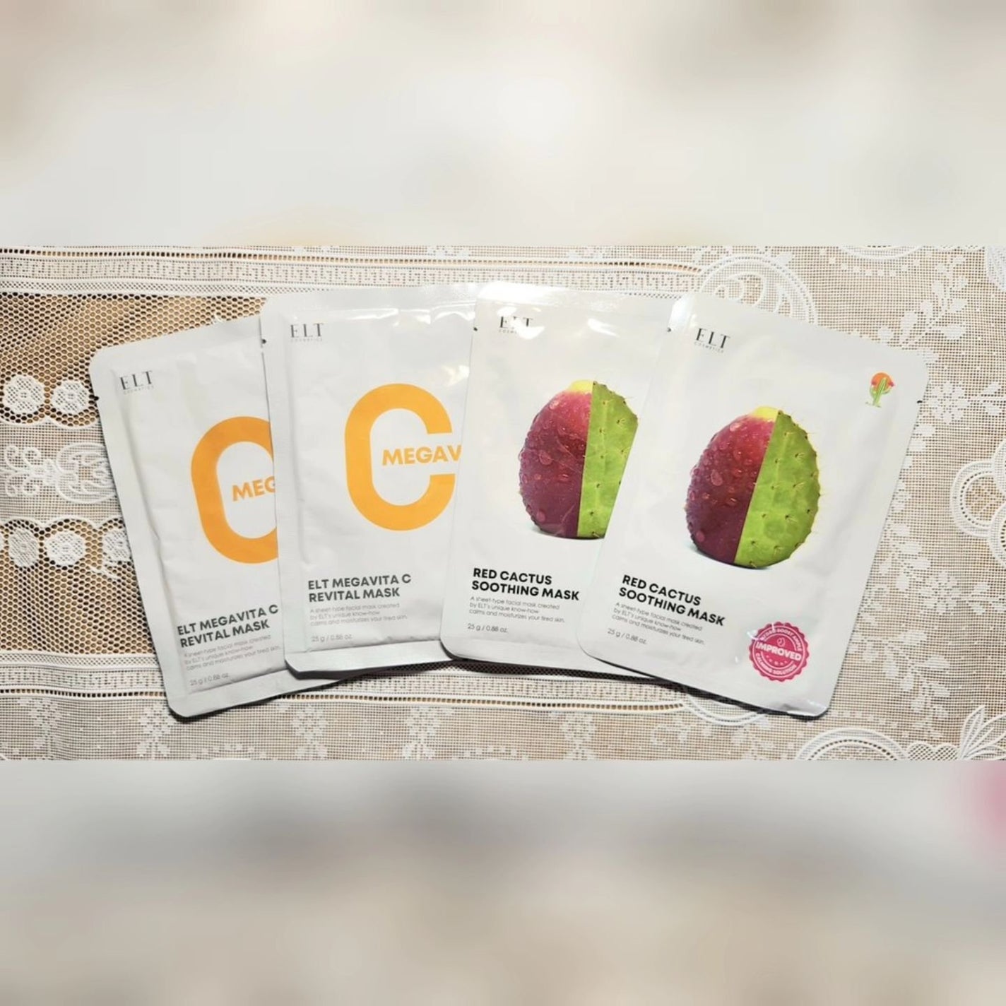 レッドカクタススージングマスク/ELT COSMETICS/シートマスク・パックを使ったクチコミ(2枚目)