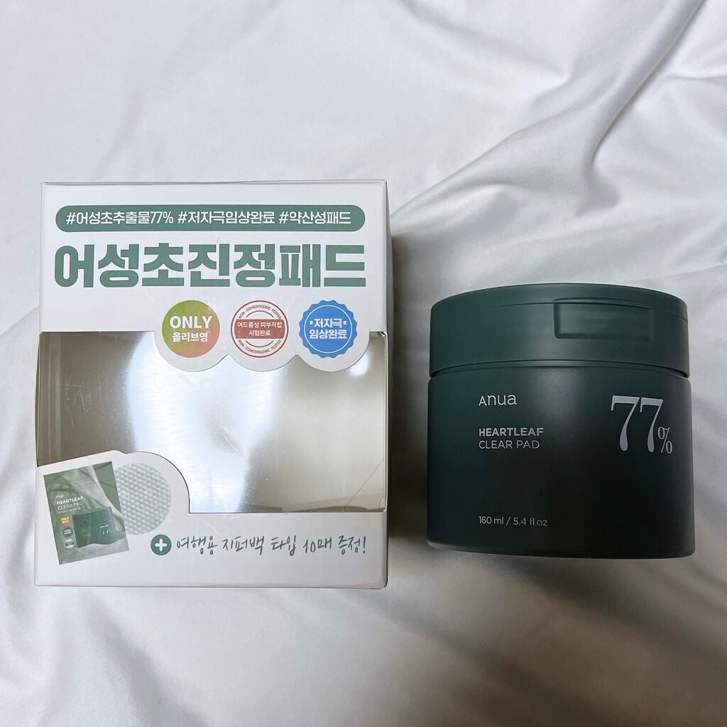 ドクダミ77%クリアパッド/Anua/トナーパッドを使ったクチコミ(1枚目)