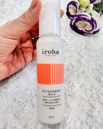 iroha INTIMATE CARE iroha VIO TREATMENT MILK のクチコミ「「乾燥しやすいデリケートゾーンをしっかり保湿して整える🤍」
iroha
VIO TREATM.....」(2枚目)