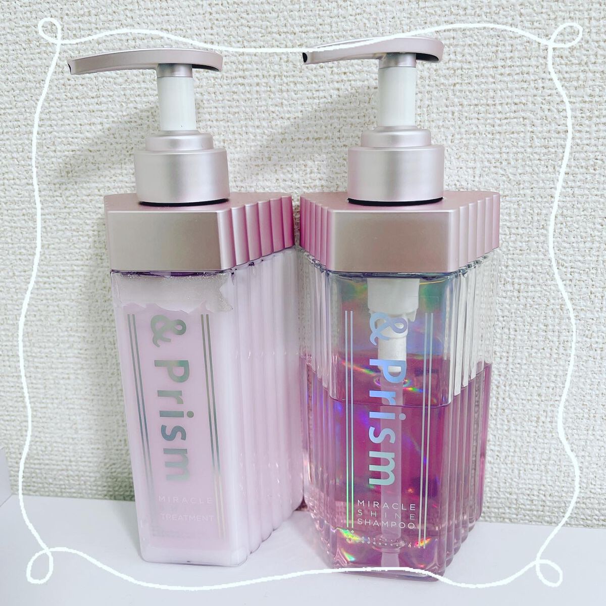 ミラクル シャイン シャンプー/ヘアトリートメント/&Prism/市販シャンプーを使ったクチコミ(1枚目)