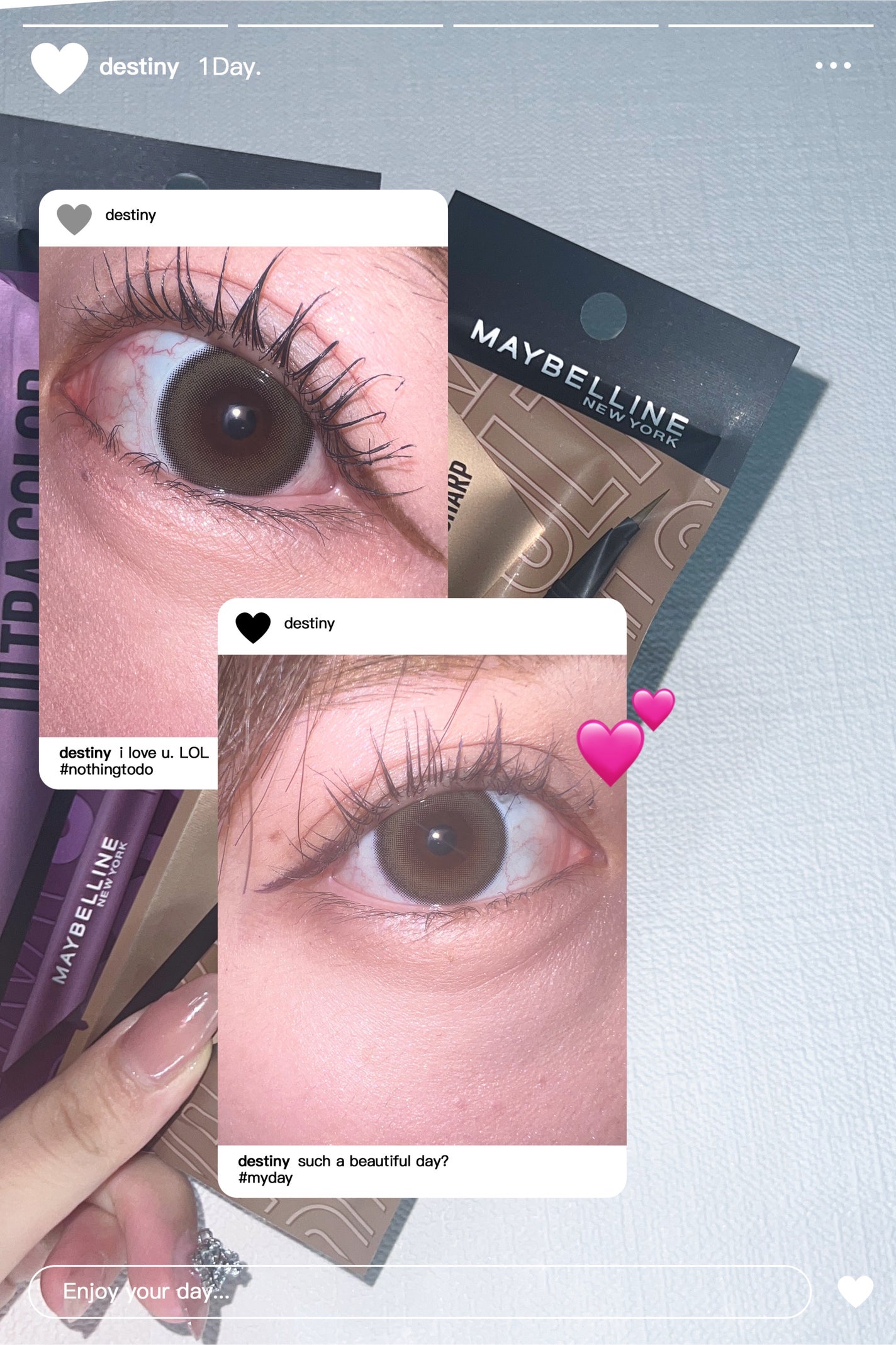 ãŠã«ãã©ã«ã©ãŒ ã¢ã€ã©ã€ããŒ/MAYBELLINE NEW YORK/ãªãããã¢ã€ã©ã€ããŒã䜿ã£ãã¯ãã³ãïŒ1æç®ïŒ