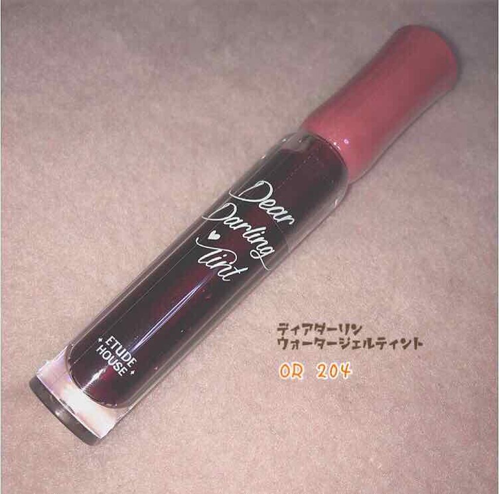 ディアダーリン ウォータージェルティント/ETUDE/リップティントを使ったクチコミ（1枚目）