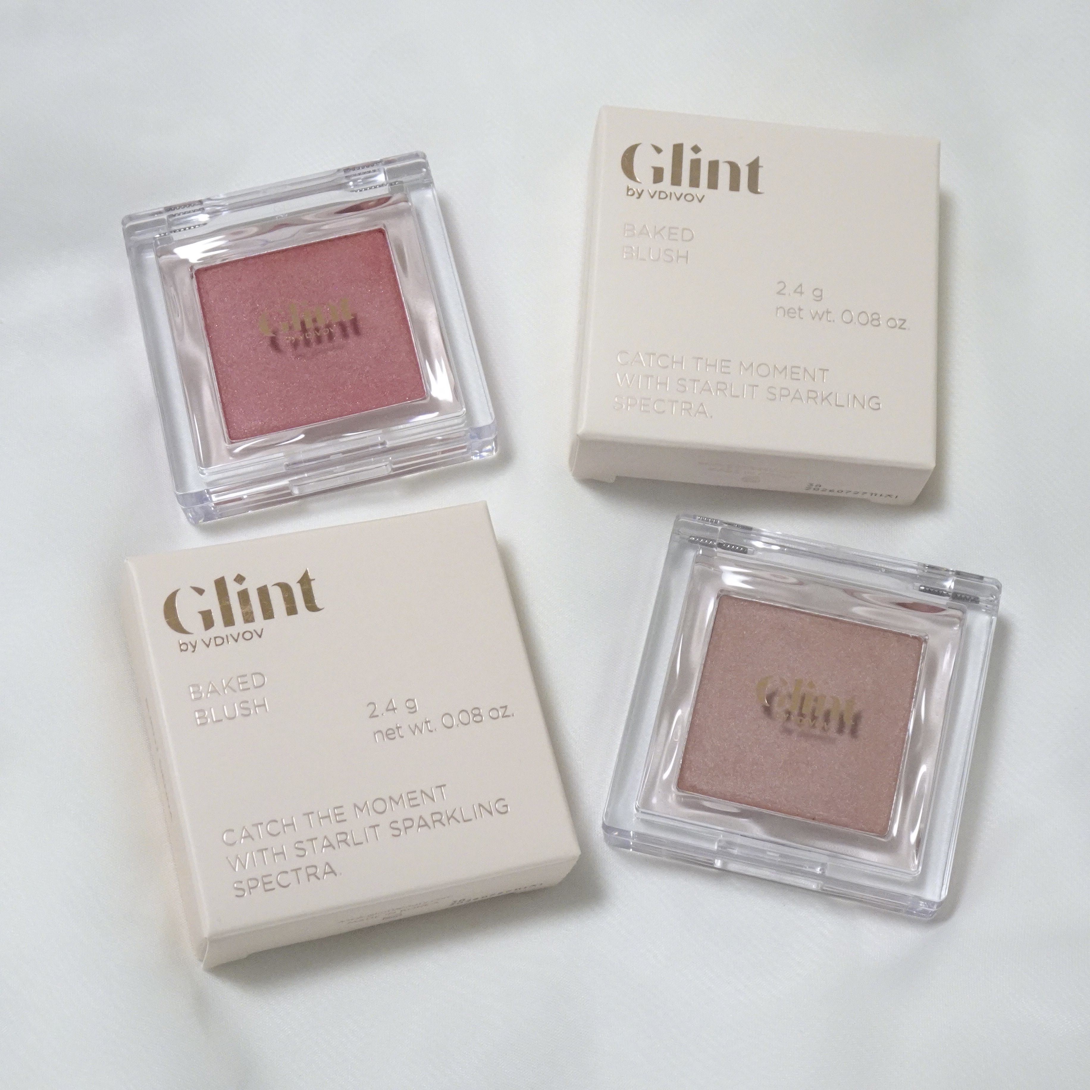 ベイクドブラッシュ #05 Strawberry Smoke/Glint/パウダーチークを使ったクチコミ（1枚目）