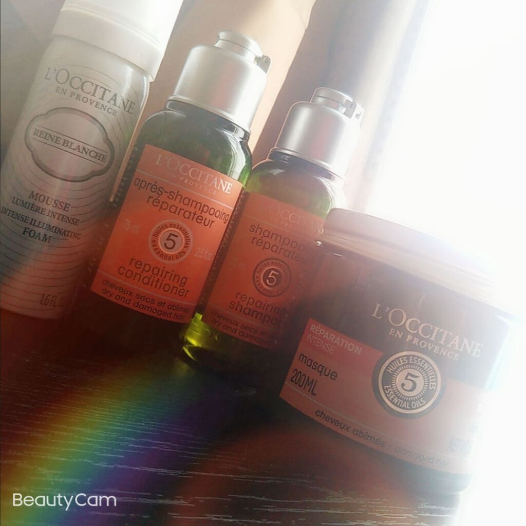 ファイブハーブス リペアリングヘアマスク/L'OCCITANE/ヘアマスク・ヘアパックを使ったクチコミ（1枚目）