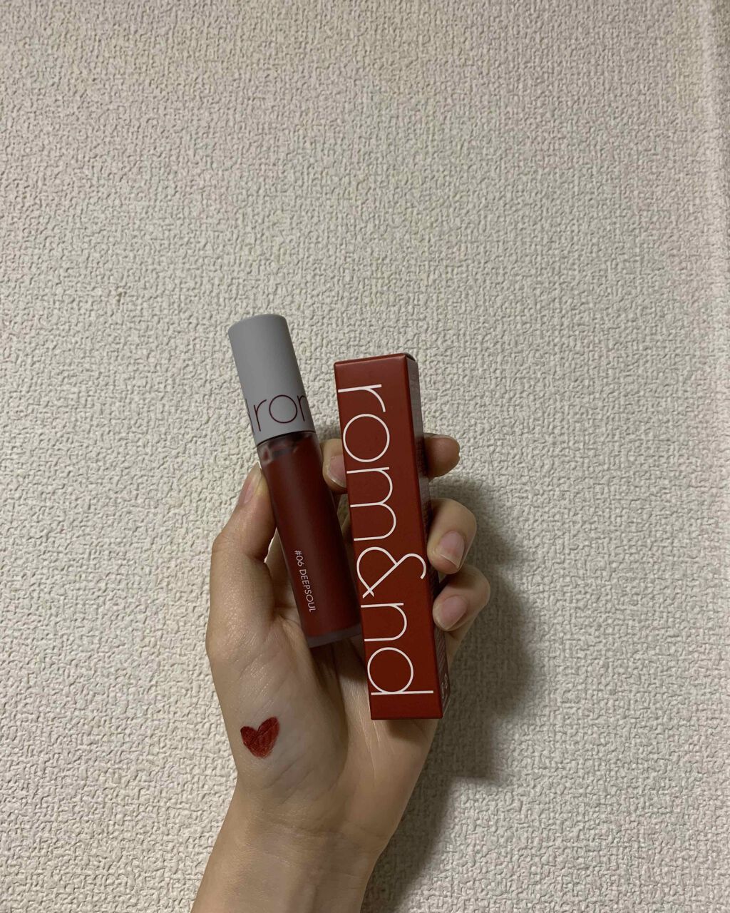 ゼロベルベットティント/rom&nd/リップティントを使ったクチコミ（2枚目）