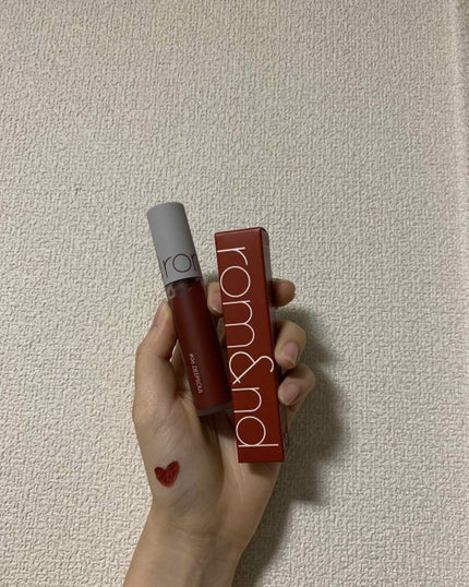 ゼロベルベットティント/rom&nd/リップティントを使ったクチコミ(2枚目)