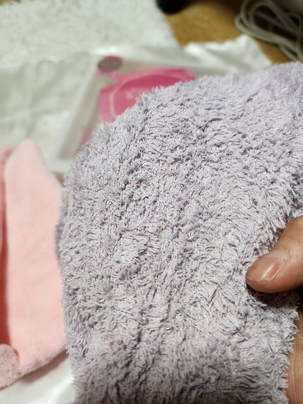 ヘアドライマイクロファイバータオル/ハホニコハッピーライフ/ヘアケアグッズを使ったクチコミ(2枚目)