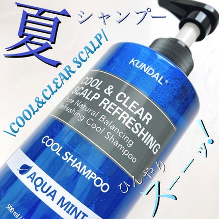 クール&クリア スカルプ リフレッシング シャンプー/KUNDAL/市販シャンプーを使ったクチコミ(1枚目)