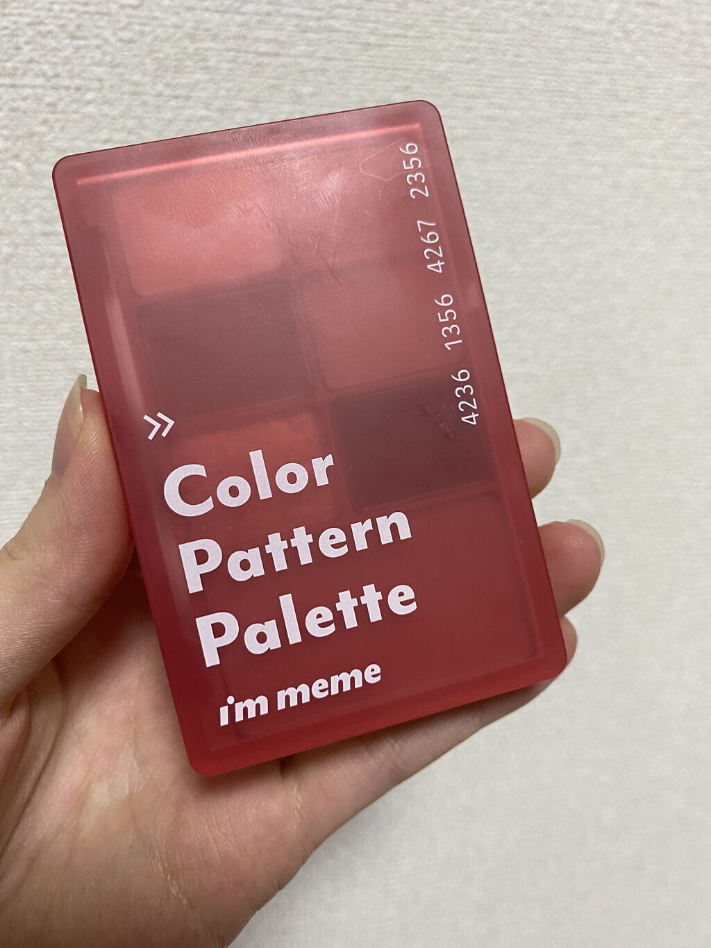 カラーパターンパレット/i’m meme/マルチパレットを使ったクチコミ（1枚目）