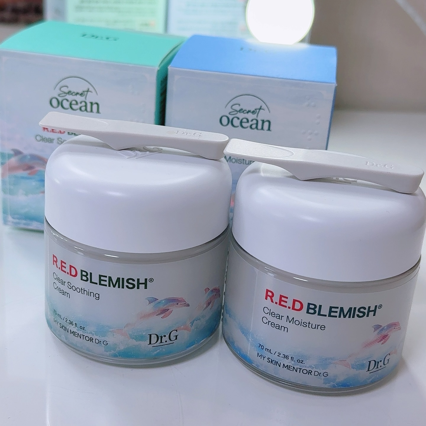 レッドブレミッシュ クリアスージングクリーム/Dr.G/フェイスクリームを使ったクチコミ（3枚目）