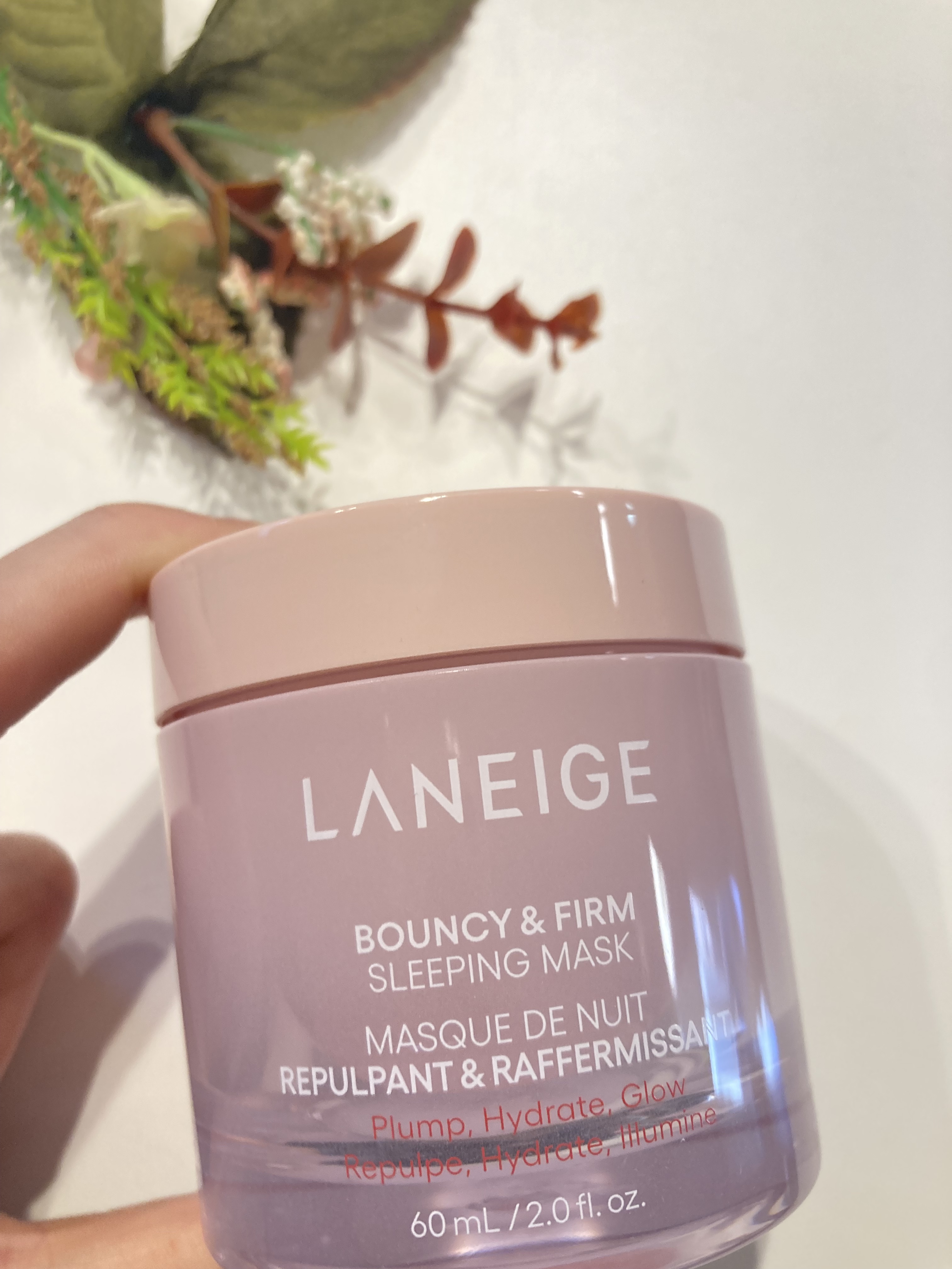 バウンシースリーピングマスク/LANEIGE/フェイスクリームを使ったクチコミ（1枚目）