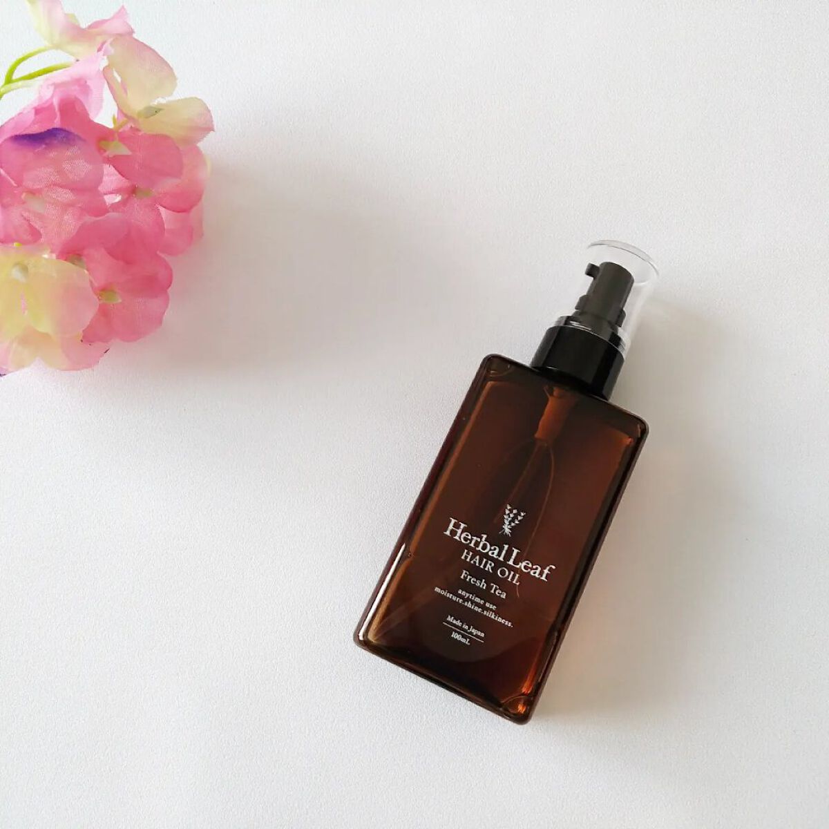 オーガニックヘアオイル フレッシュティーの香り/ハーバルリーフ/ヘアオイルを使ったクチコミ（3枚目）