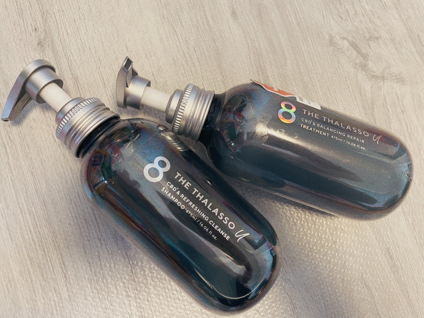 エイトザタラソ ユー CBD&リフレッシング クレンズ 美容液シャンプー/CBD&バランシング ダメージリペア 美容液ヘアトリートメント/エイトザタラソ/市販シャンプーを使ったクチコミ(1枚目)