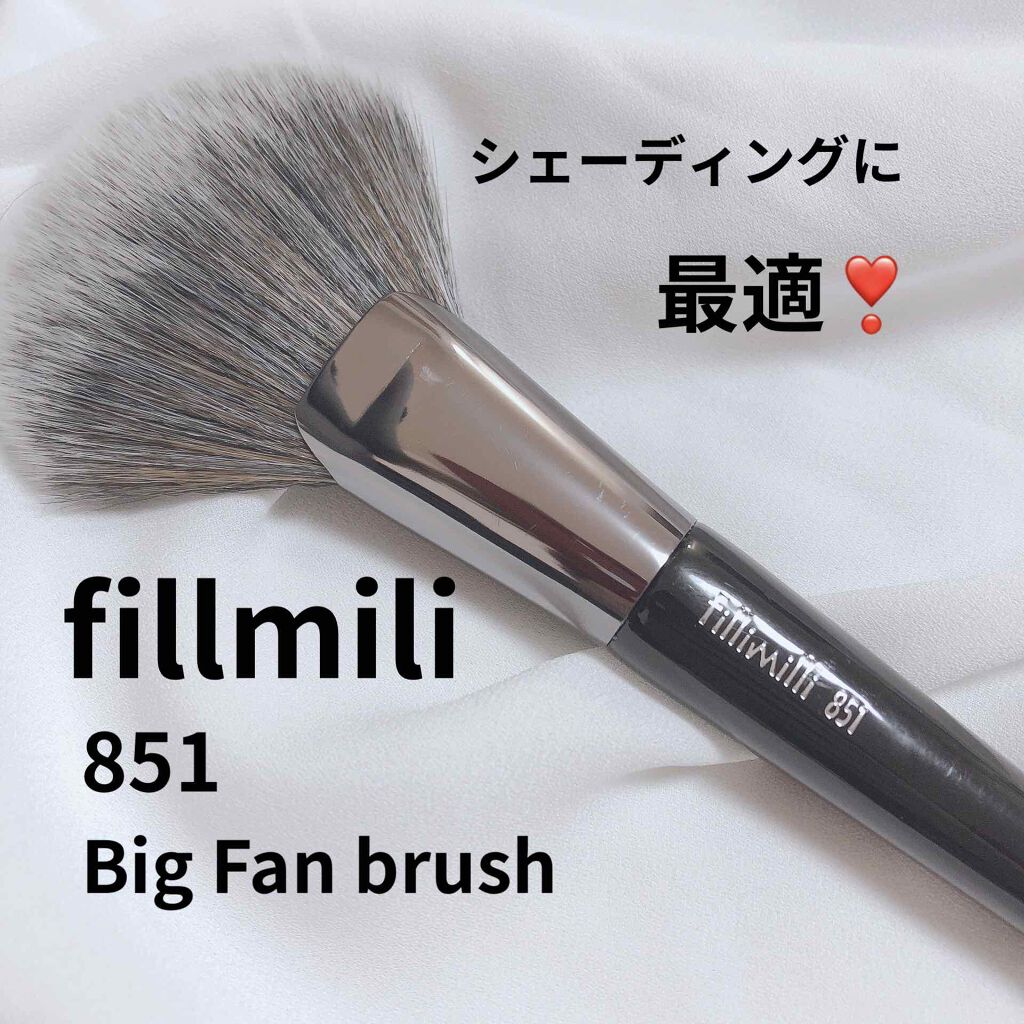 銃丸チークブラシ881/fillimilli/メイクブラシを使ったクチコミ(1枚目)