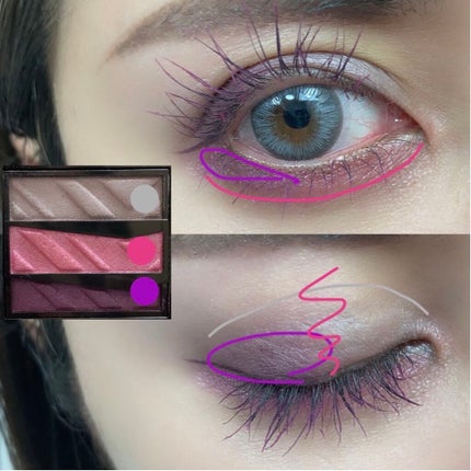 パーツリサイズシャドウ/KATE/アイシャドウパレットを使ったクチコミ(3枚目)