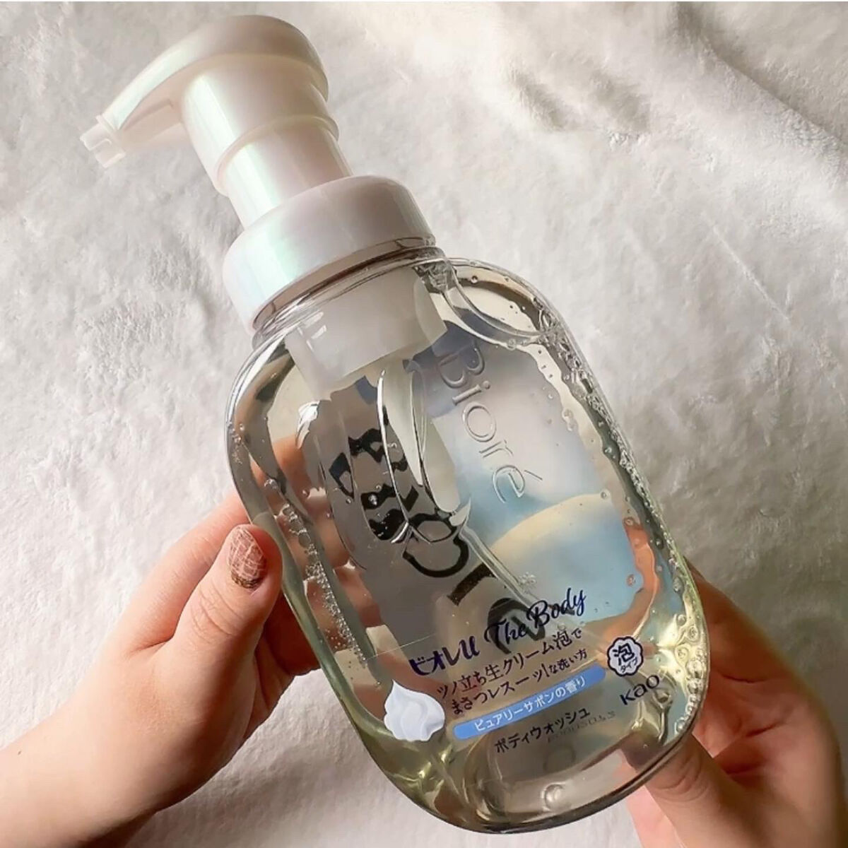 ザ ボディ 泡タイプ ピュアリーサボンの香り 本体 540ml/ビオレu/ボディソープを使ったクチコミ（2枚目）