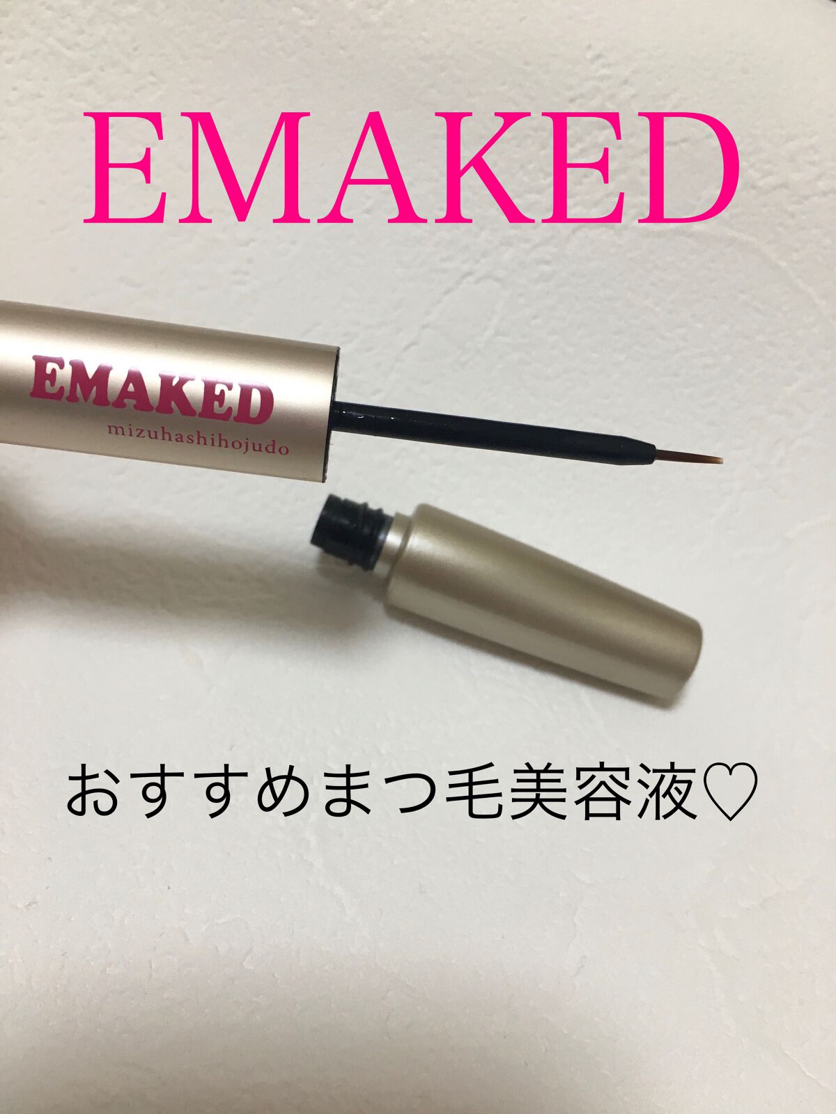 EMAKED(エマーキット)/水橋保寿堂製薬/まつげ美容液を使ったクチコミ(1枚目)