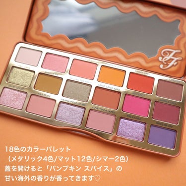 パンプキン スパイス アイシャドウ パレット(旧)/Too Faced/アイシャドウパレットを使ったクチコミ（3枚目）