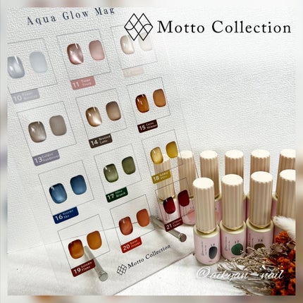 Aqua Glow Mag/ネイルスタイル/ジェルネイルを使ったクチコミ(1枚目)