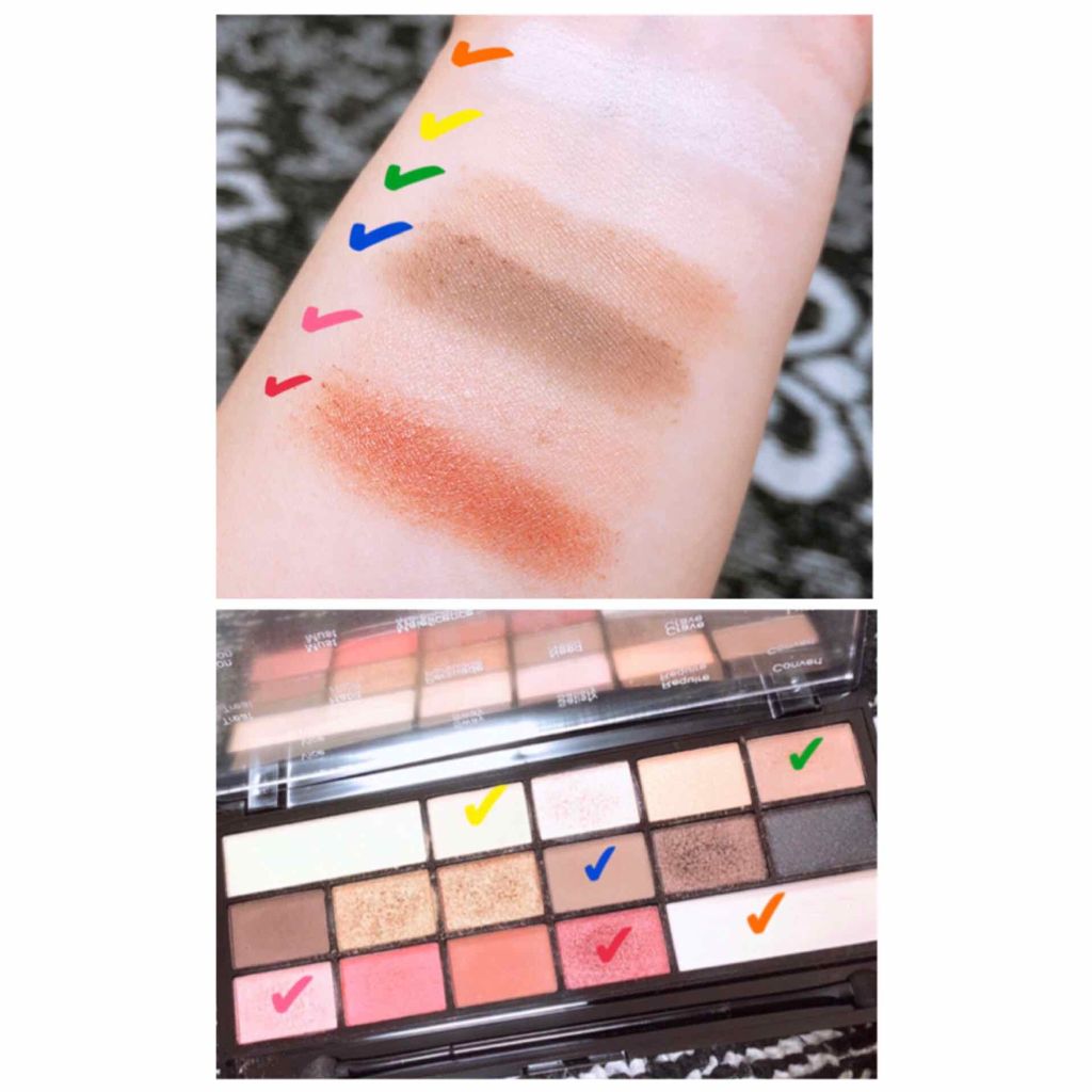 アイラブチョコレート/MAKEUP REVOLUTION/アイシャドウパレットを使ったクチコミ（2枚目）