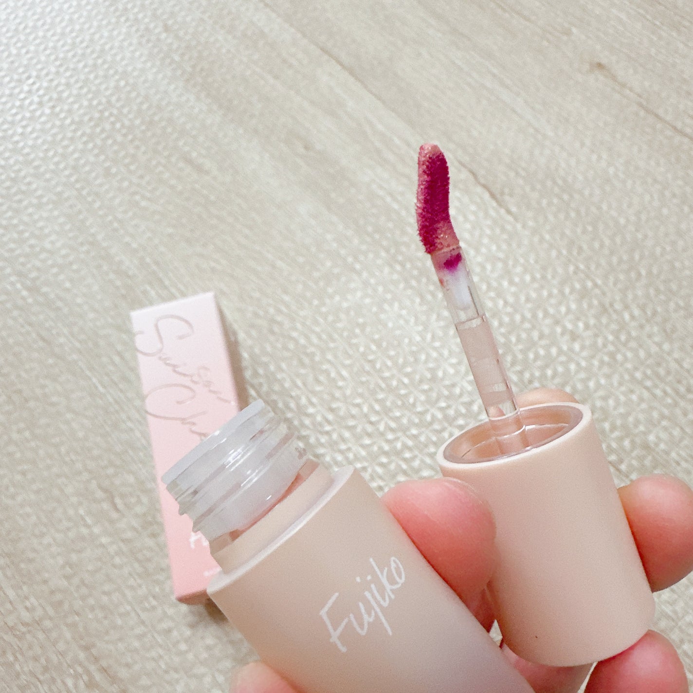 ⽔彩チーク/Fujiko/リキッドチークを使ったクチコミ(3枚目)