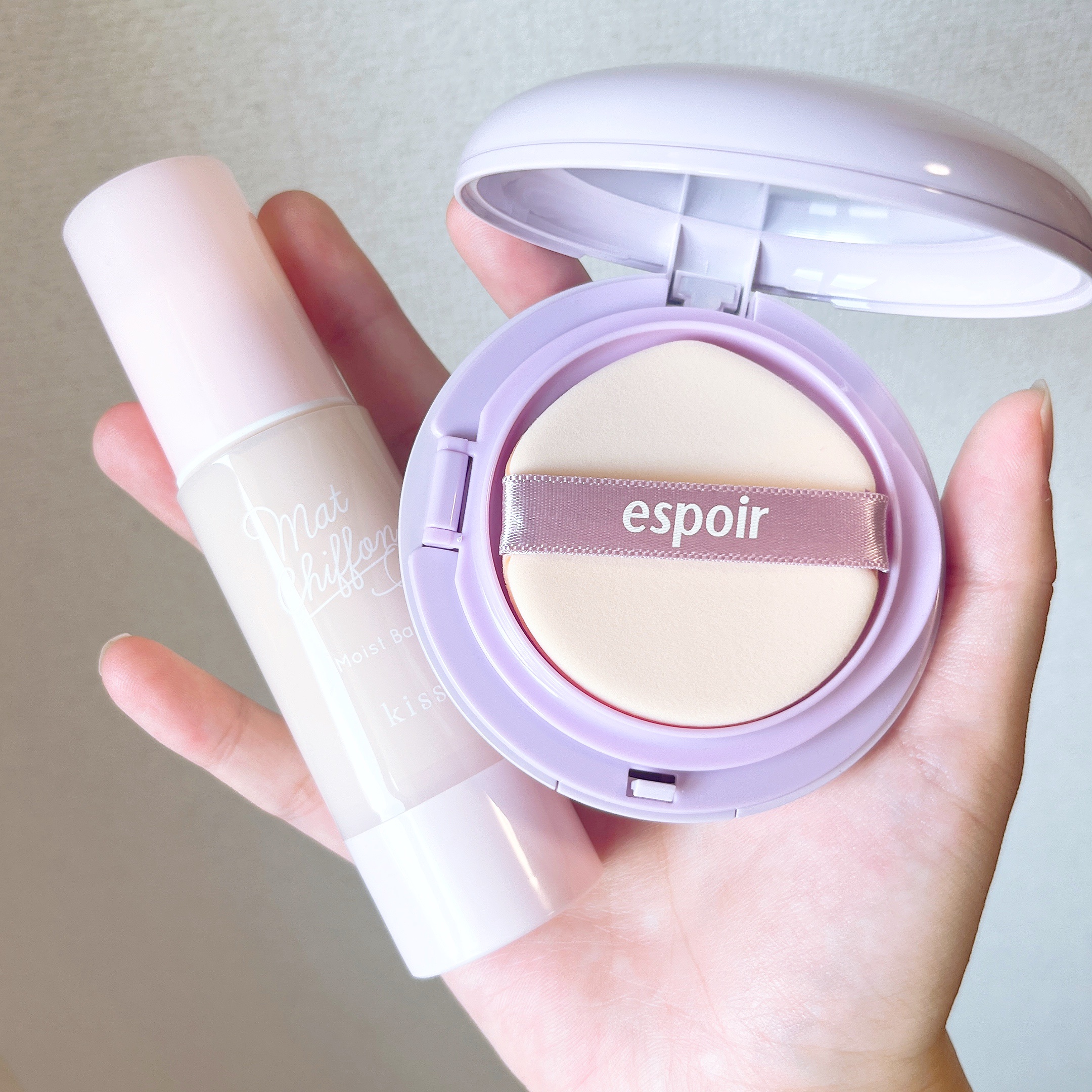 マットシフォンUVモイストベース/KiSS/化粧下地を使ったクチコミ（1枚目）