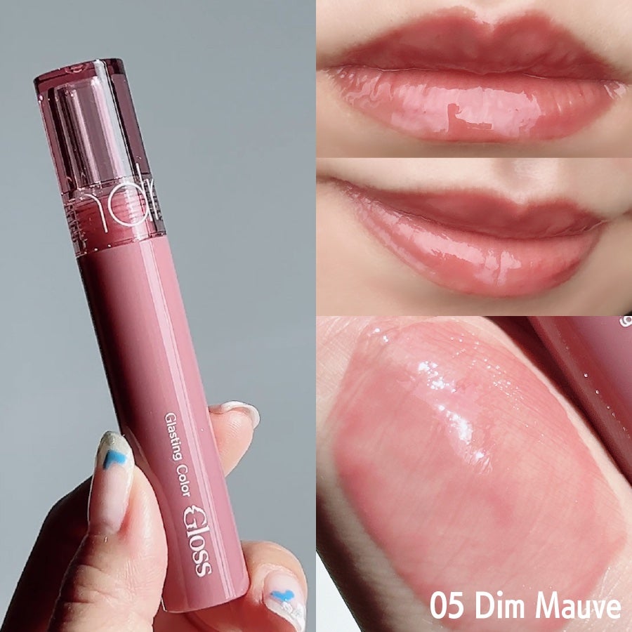 グラスティングカラーグロス/rom&nd/リップグロスを使ったクチコミ(3枚目)