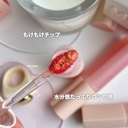 ハートクラッシュ ベアグレイズティント/HOLIKA HOLIKA/リップティントを使ったクチコミ(6枚目)