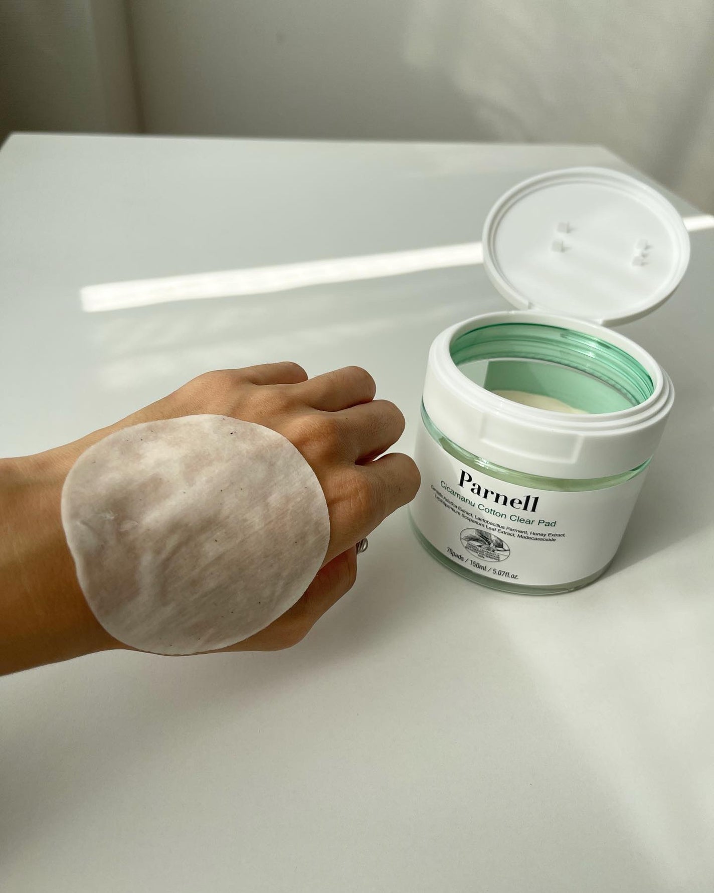 シカマヌ コットンクリアパッド/parnell/トナーパッドを使ったクチコミ(6枚目)