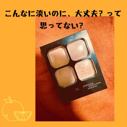 ケイト ポッピングシルエットシャドウ/KATE/アイシャドウパレットを使ったクチコミ(1枚目)