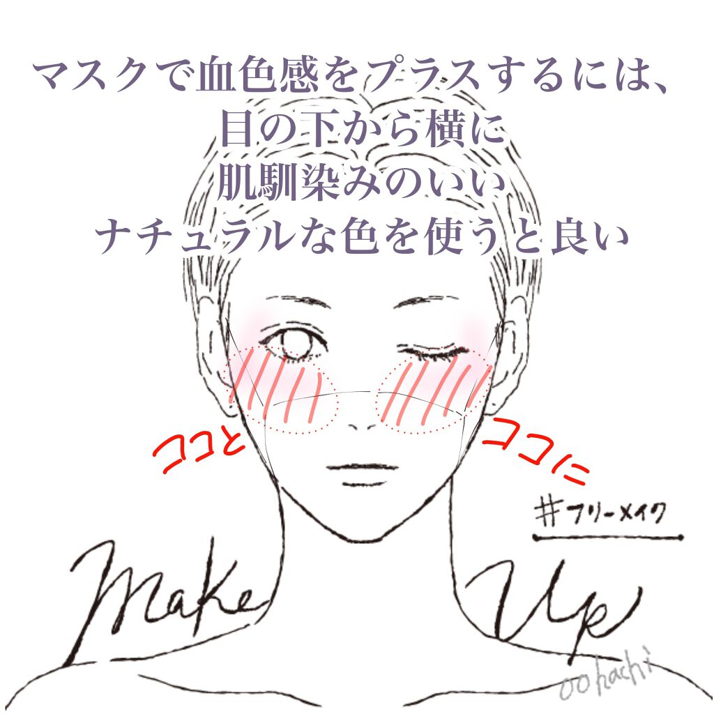 ナチュラル チークN 12 コーラルピンク/CEZANNE/パウダーチークを使ったクチコミ（2枚目）