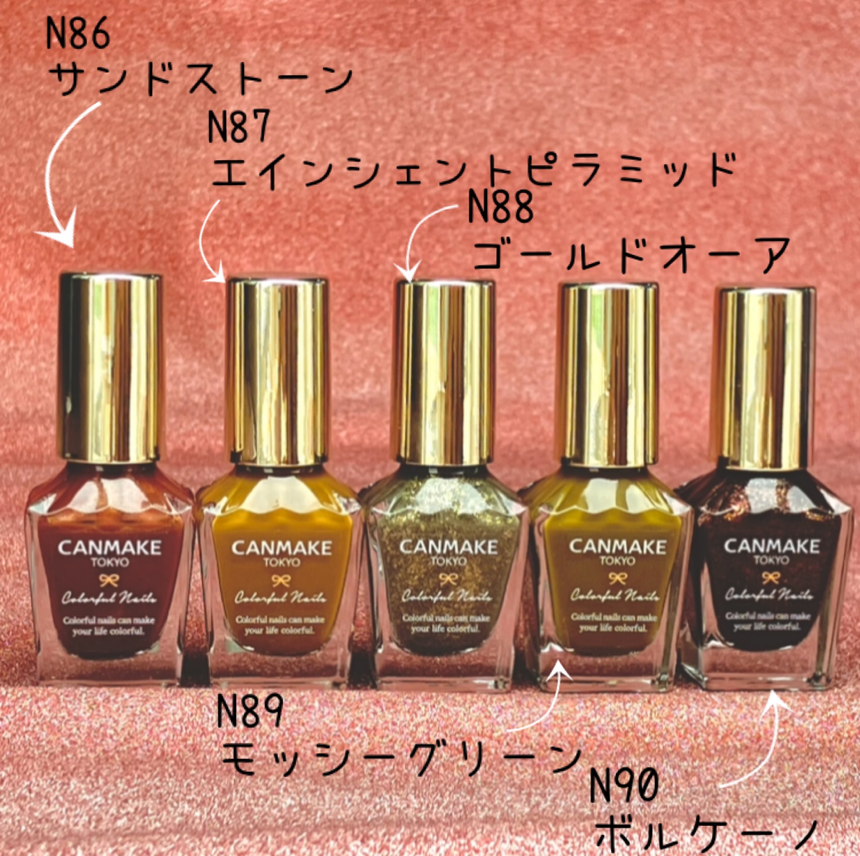 カラフルネイルズ/キャンメイク/マニキュアを使ったクチコミ（2枚目）