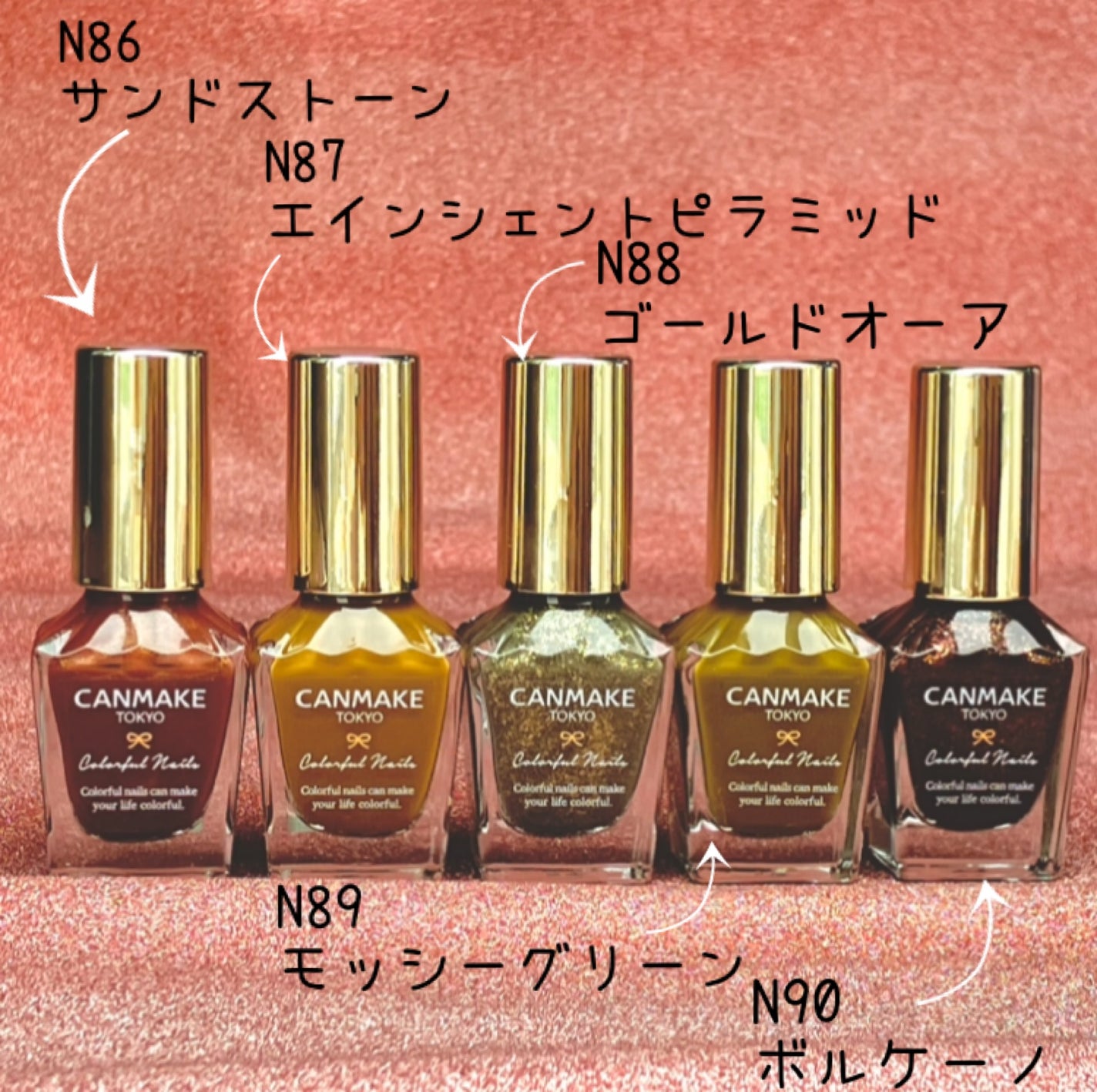 カラフルネイルズ/キャンメイク/マニキュアを使ったクチコミ(2枚目)