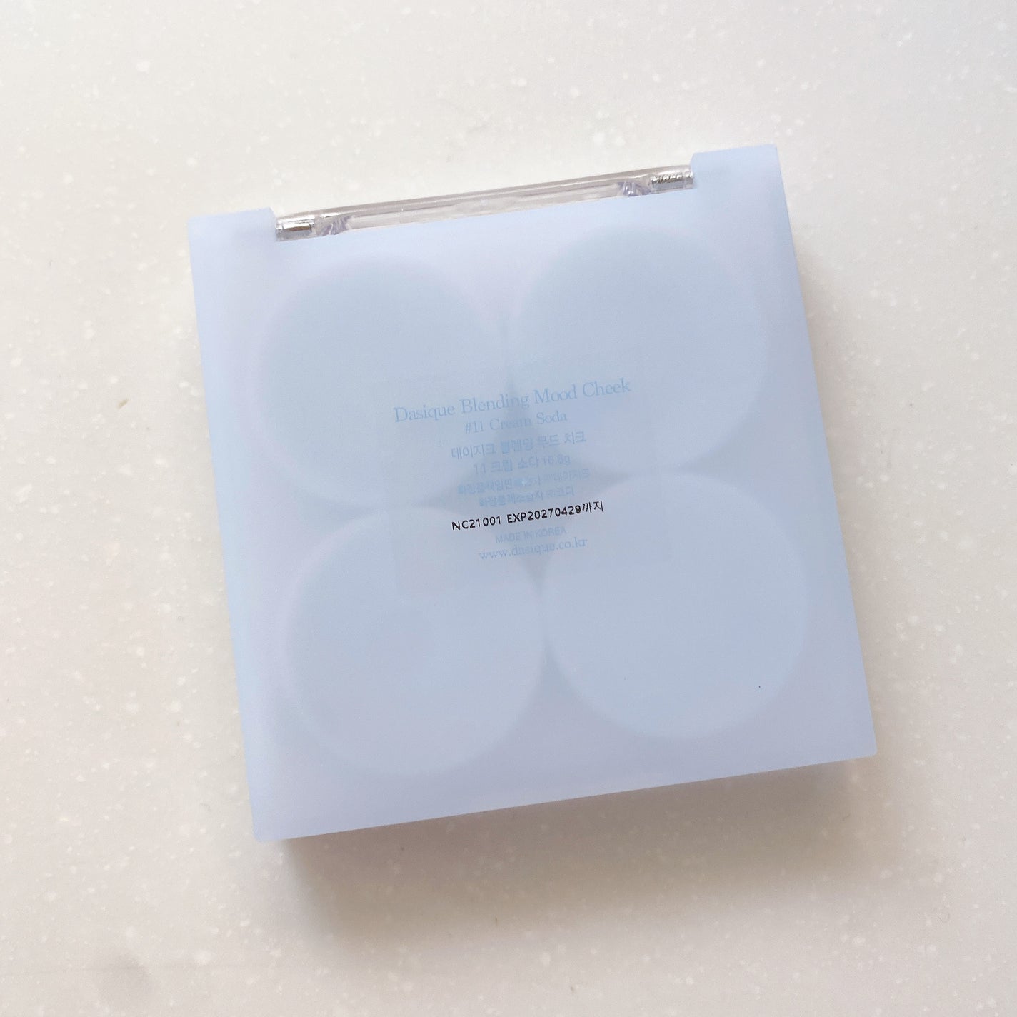 ブレンディングムードチーク/dasique/パウダーチークを使ったクチコミ(4枚目)