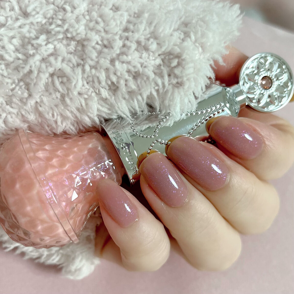 カラー ベース＆トップコート  112 twinkle lover/JILL STUART/オールインワンネイルを使ったクチコミ（1枚目）