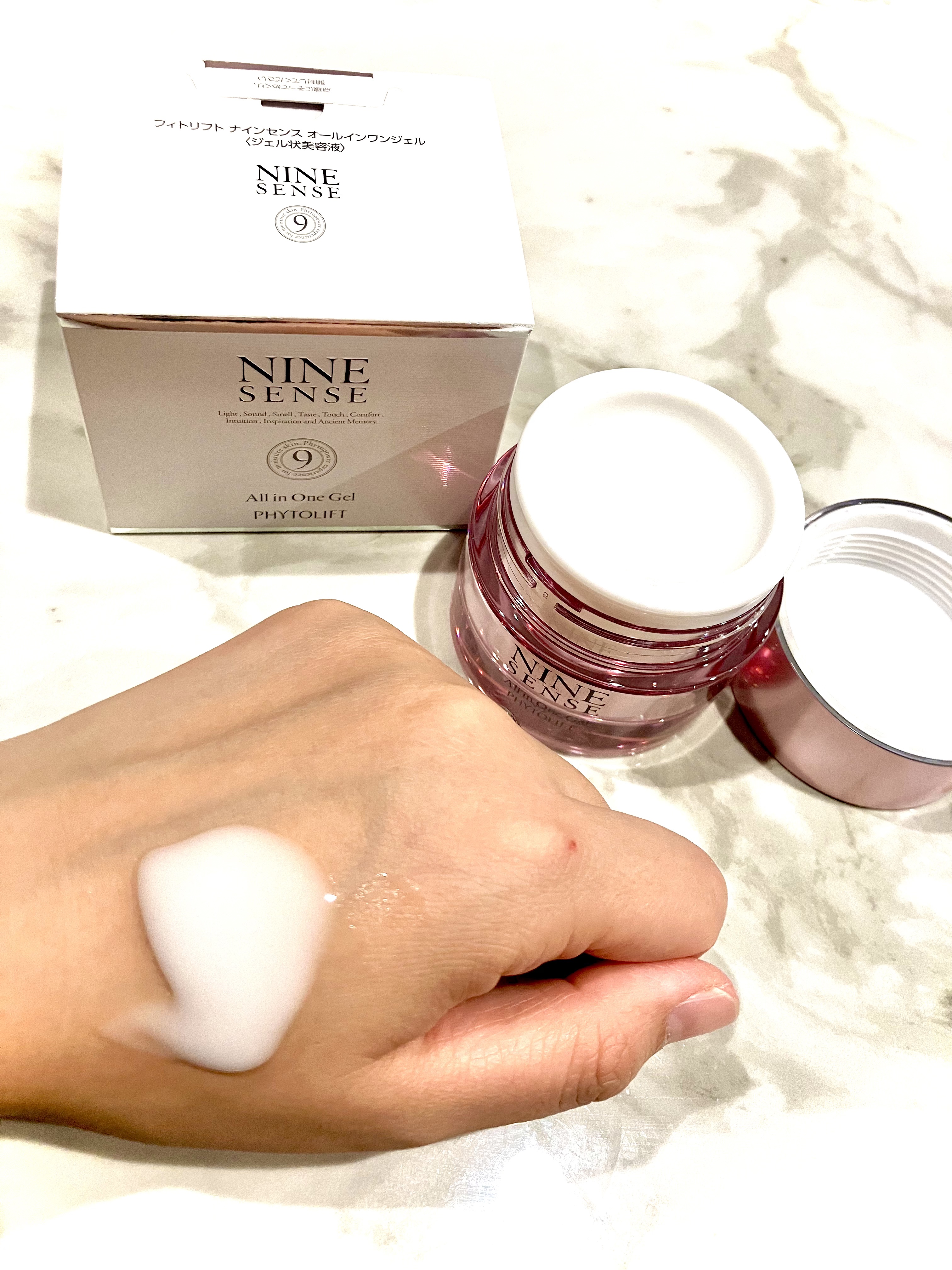 ナインセンス オールインワンジェル 50g/NINE SENSE PHYTOLIFT/オールインワン化粧品を使ったクチコミ（2枚目）