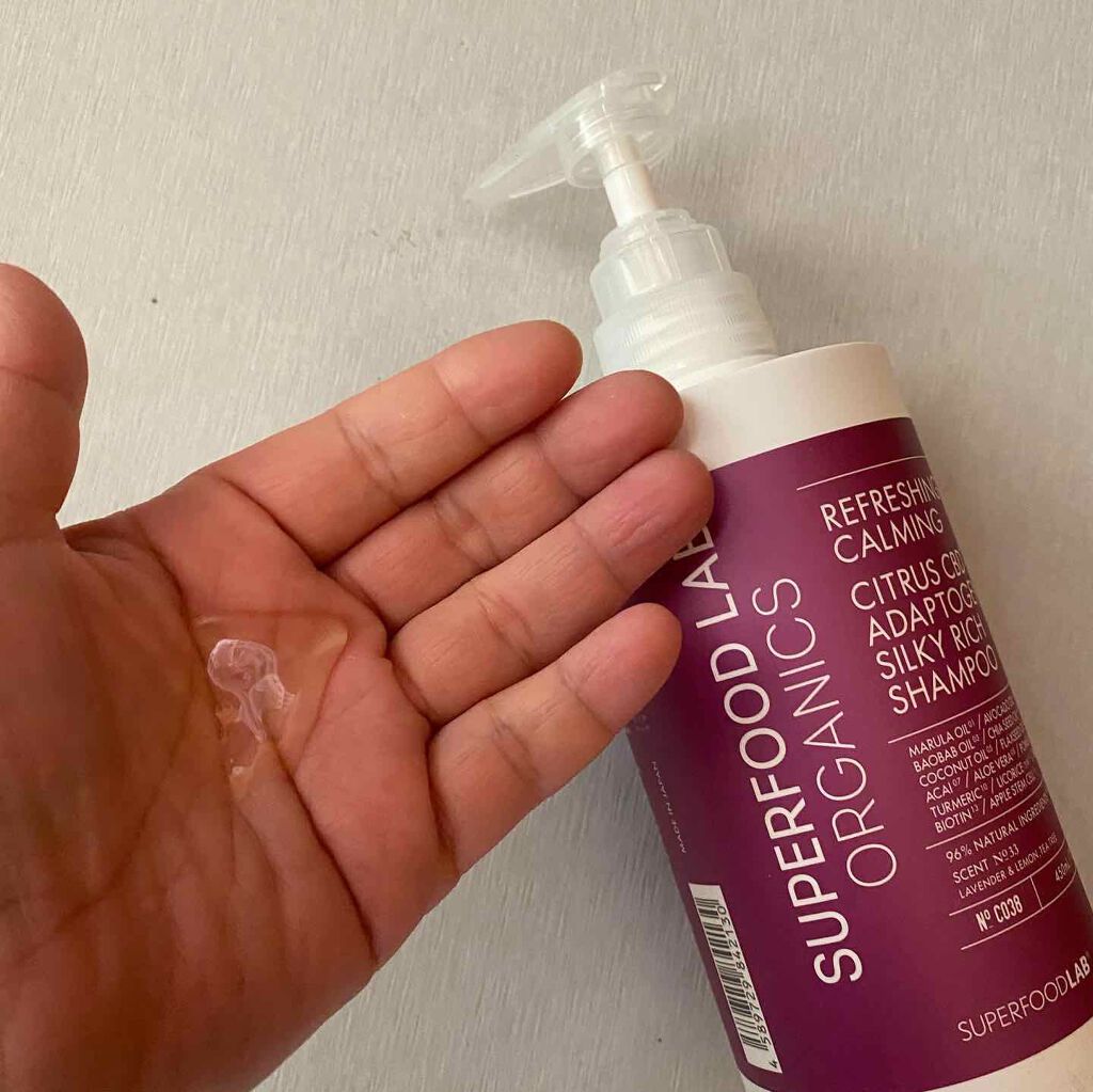 スーパーフードラボ オーガニックス シルキーリッチ シャンプー&トリートメント/SUPERFOOD LAB/市販シャンプーを使ったクチコミ(3枚目)