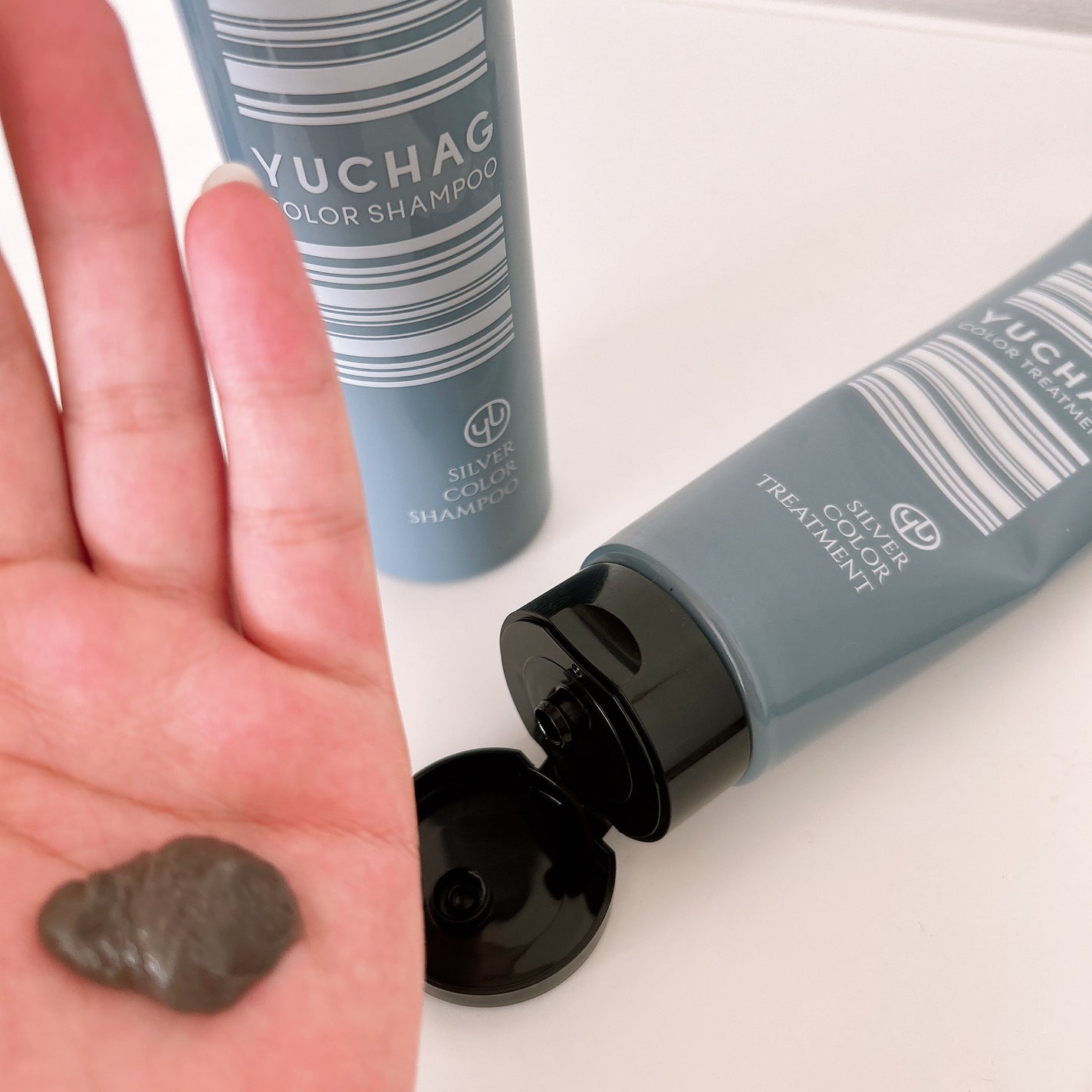 ユチャ カラーシャンプー/カラートリートメント/YUCHAG/市販シャンプーを使ったクチコミ(3枚目)