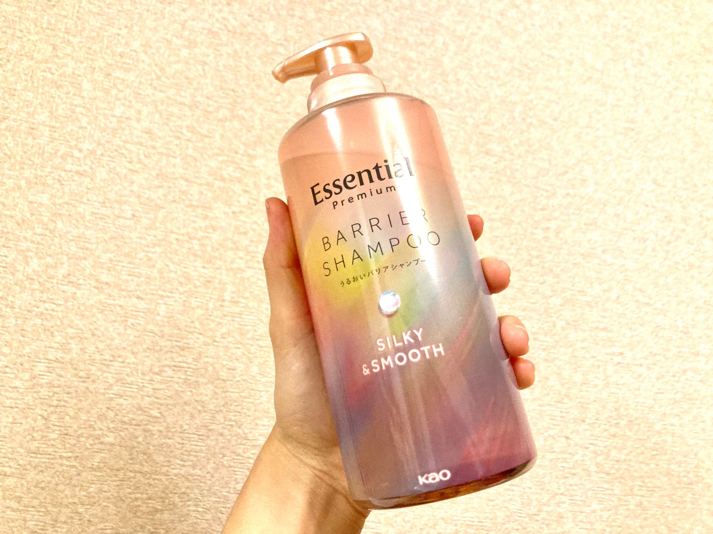 エッセンシャルプレミアム バリアシャンプー・コンディショナー シルキー&スムース/エッセンシャル/市販シャンプーを使ったクチコミ(2枚目)