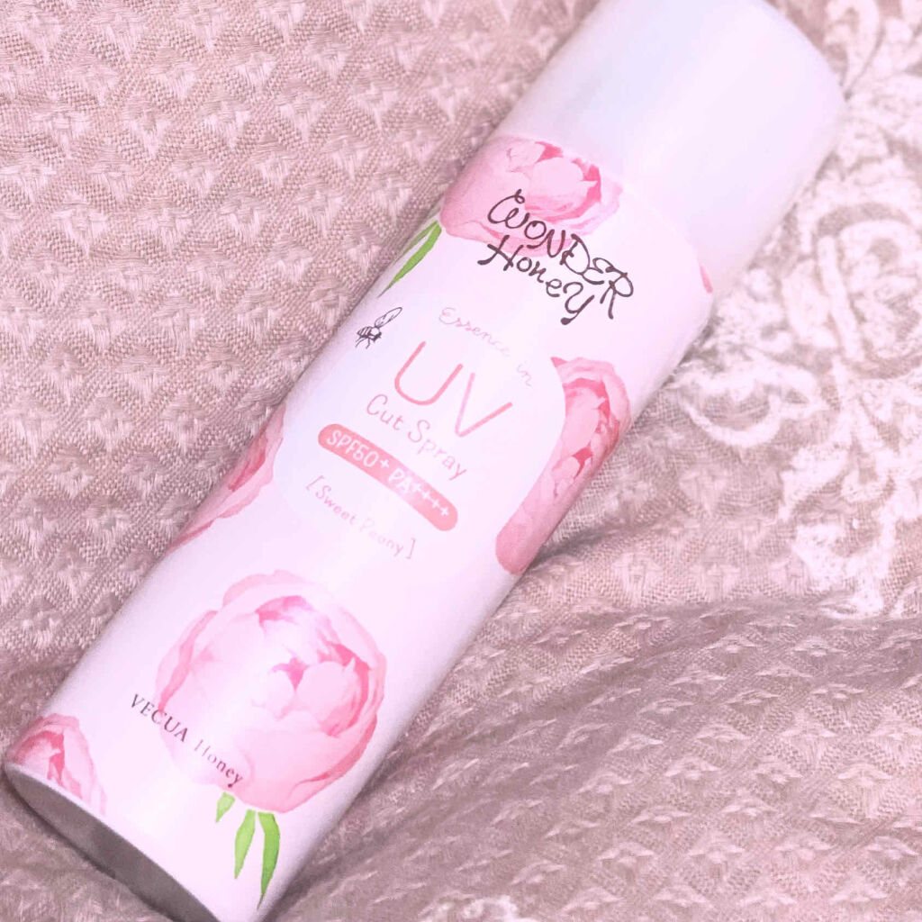 VECUA Honey ワンダーハニー　エッセンスUVひんやり透明スプレー <日やけ止めローション>のクチコミ「VECUA Honey
ワンダーハニー　エッセンスUVひんやり透明スプレー <日やけ止めローシ.....」（1枚目）