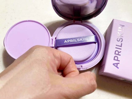 ありがとうこ on LIPS 「エイプリルスキンウルトラスリムクッションファンデ21号(ライト..」(2枚目)