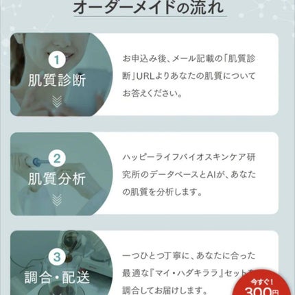 ハダキララ/HappyLifeBio/オールインワン化粧品を使ったクチコミ(2枚目)