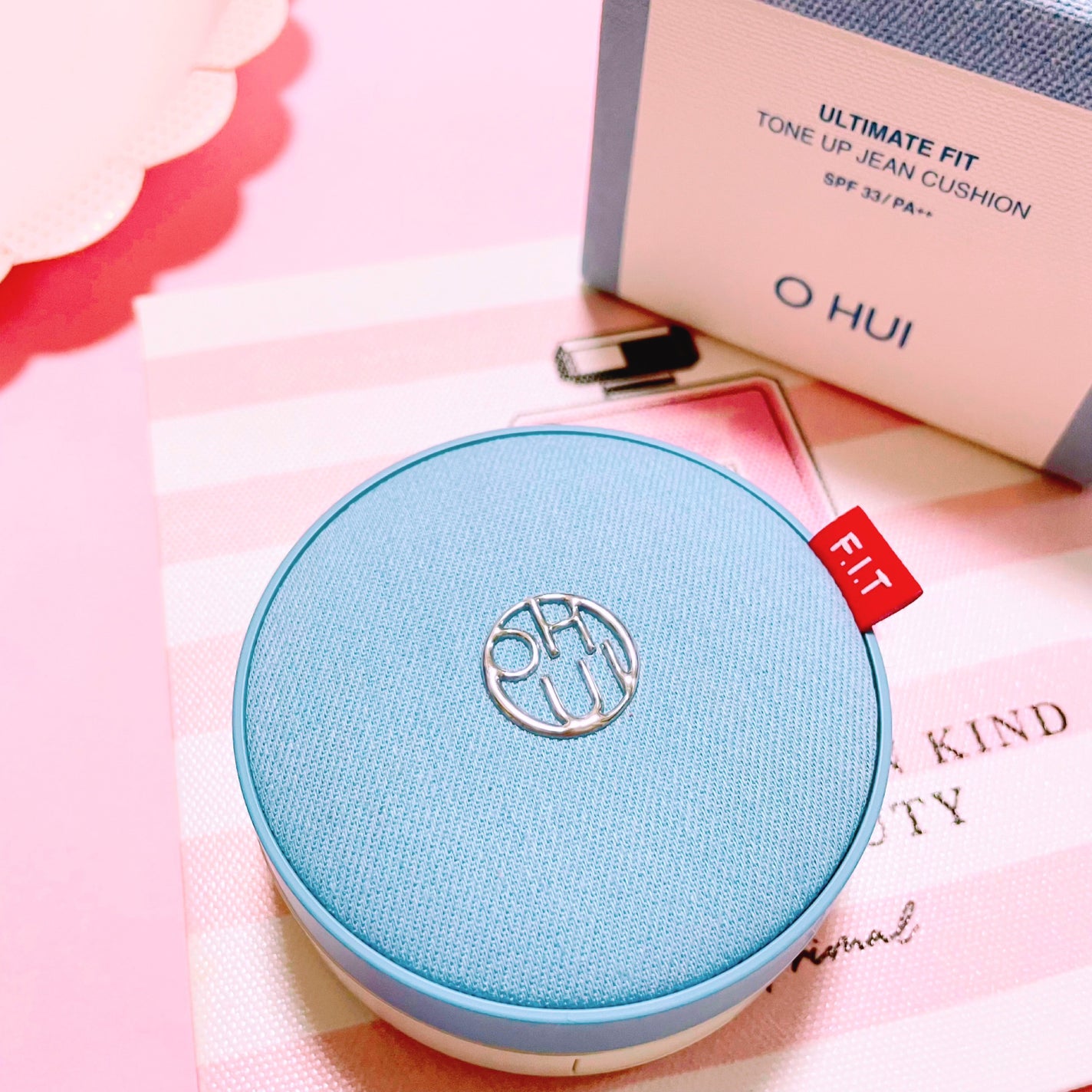 アルティメットフィット トーンアップデニムクッション/OHUI/クッションファンデーションを使ったクチコミ(1枚目)