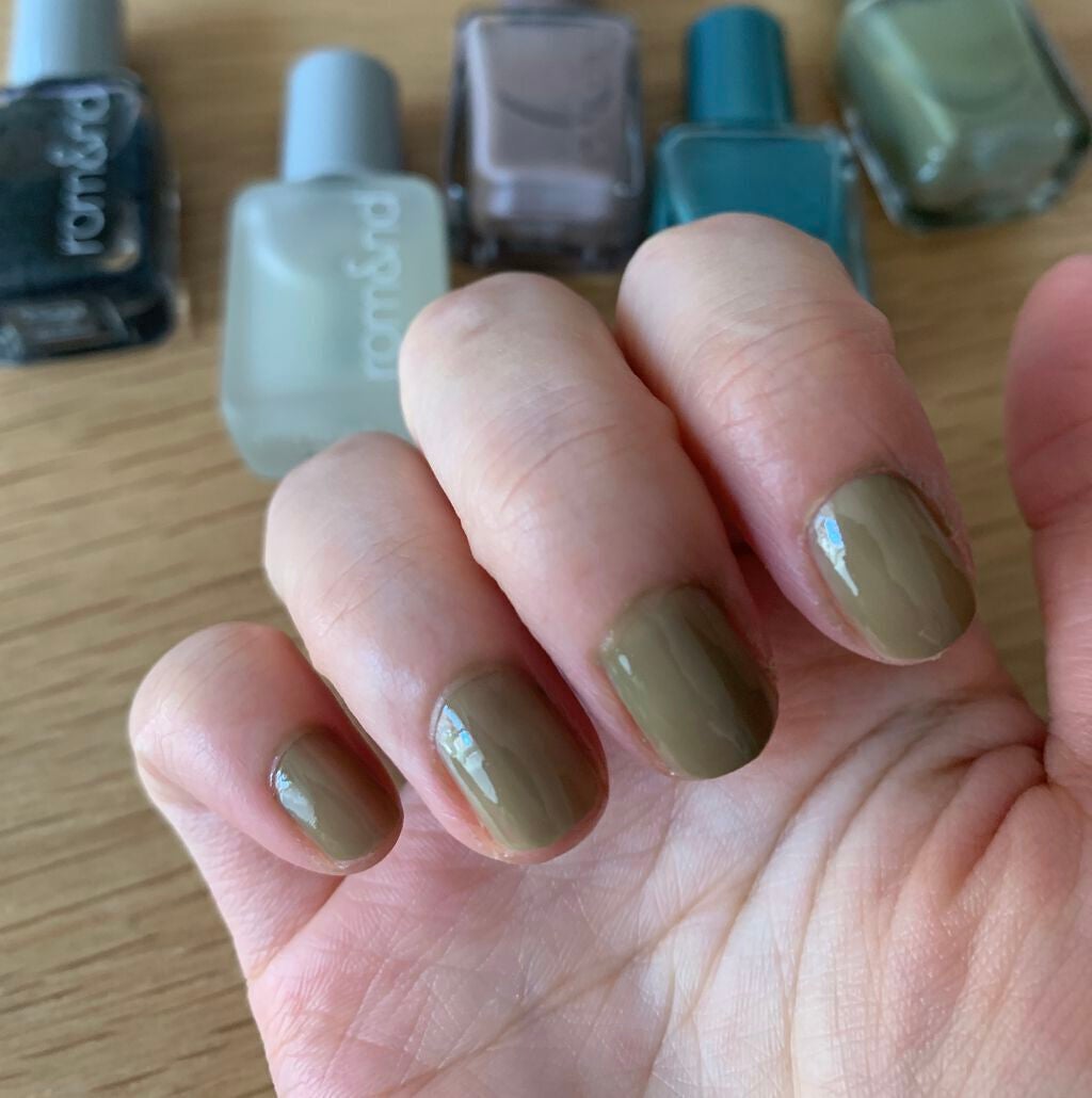 ムードペブルネイル/rom&nd/マニキュアを使ったクチコミ(2枚目)