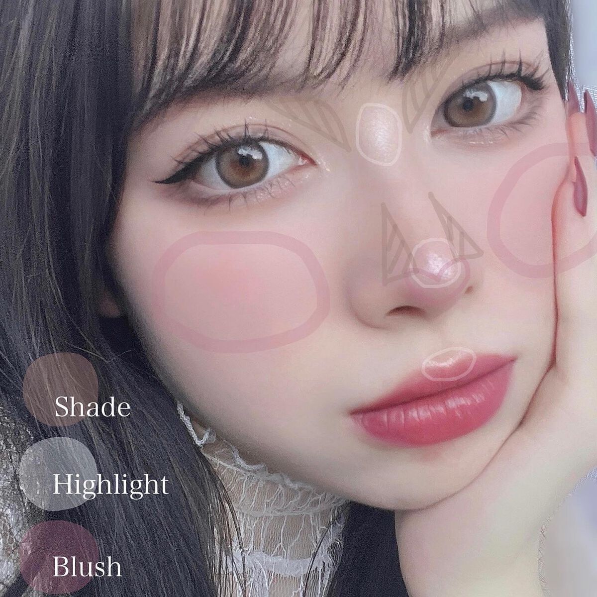 蘭奈🥀(らな) on LIPS 「SNSで話題沸騰中 純欲風メイク 蘭奈🥀(らな) on LIPS 「SNSで話題沸騰中 純欲風メイク