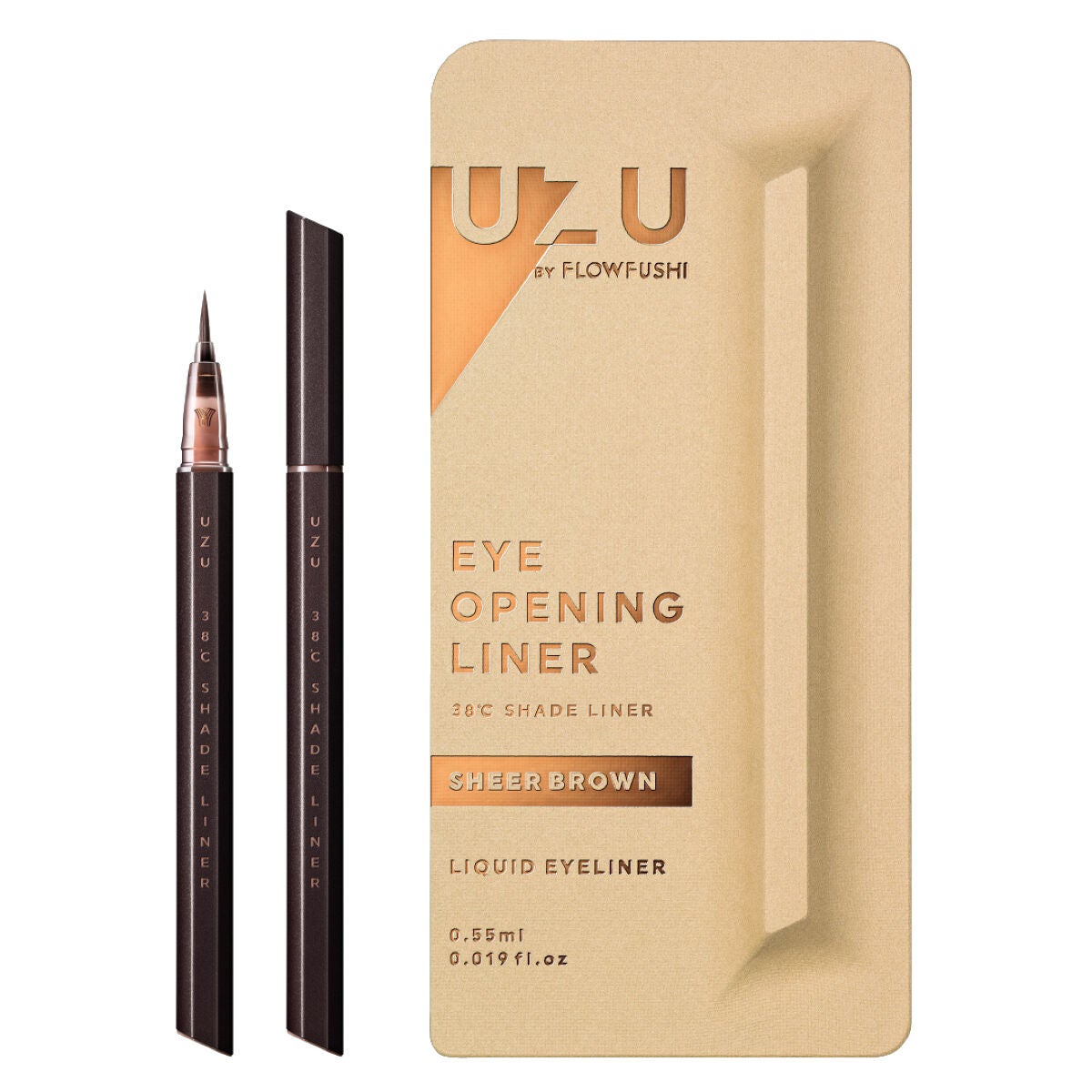 38℃ シェード ライナー SHEER BROWN