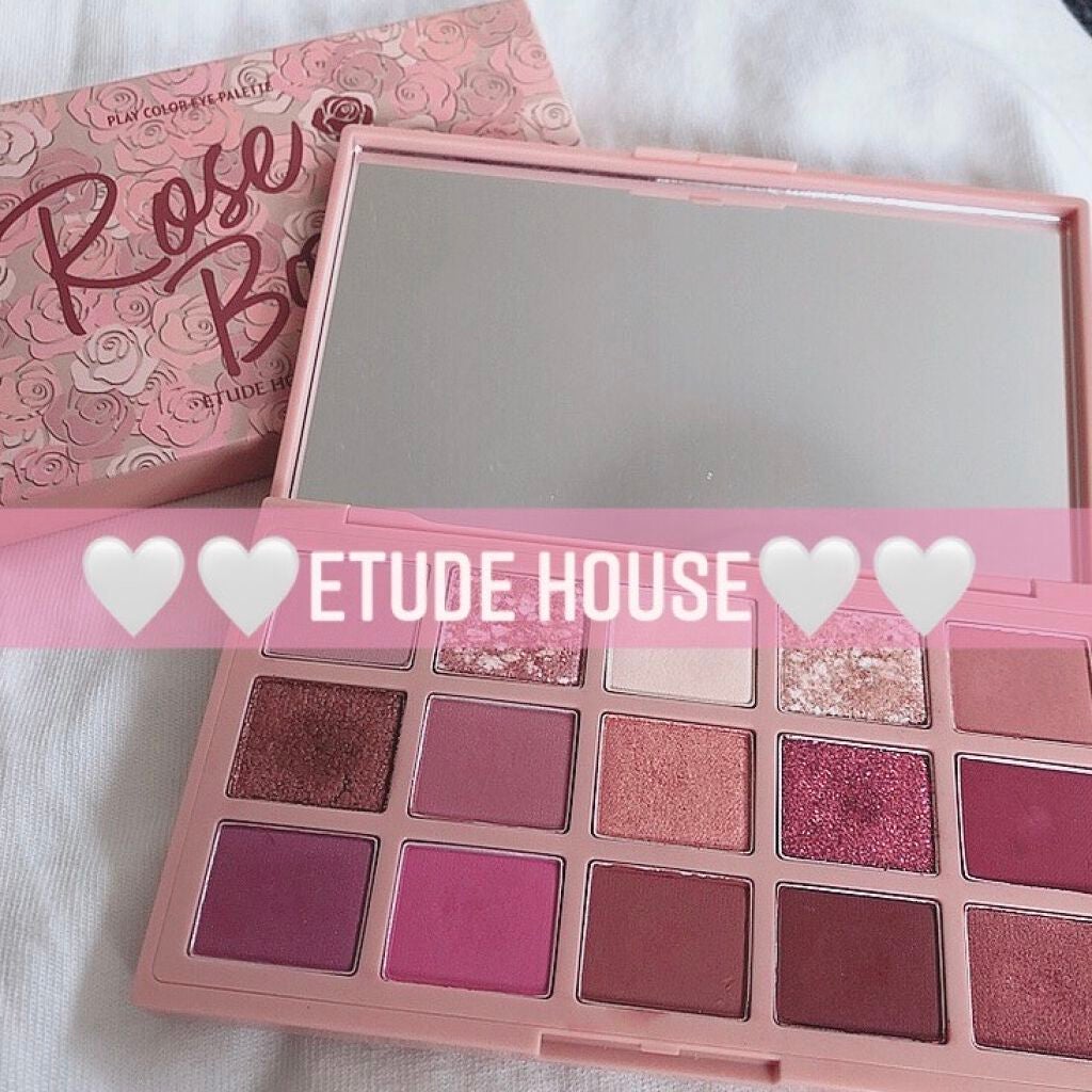 プレイカラーアイパレット ローズボム/ETUDE/アイシャドウパレットを使ったクチコミ(1枚目)
